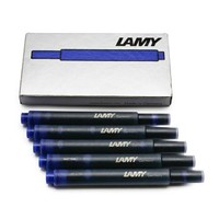 LAMY 凌美 钢笔墨囊一次性墨水芯5支一盒T10 蓝色 狩猎者恒星通用 *9件