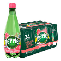 Perrier 巴黎水 西瓜味气泡水 500ml*24瓶  *2件