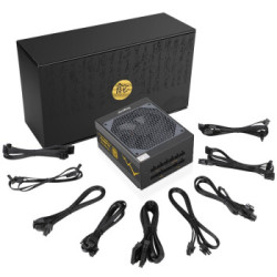 鑫谷(Segotep)额定650W 昆仑KL650G电源(金牌认证全模组/全日系电容/静音启停/十年质保/高阶电脑电源)
