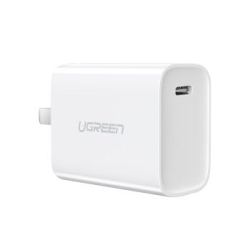 绿联 USB-C充电器PD30W/20W通用苹果iPhone12/11Pro/SE2/Xs/XR/8P手机iPadPro/MacBook快充 Type-C数据线插头