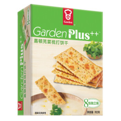 嘉顿/Garden 饼干零食 香菜味梳打饼干 芫荽梳打健康下午茶 192克(8包独立装) *21件