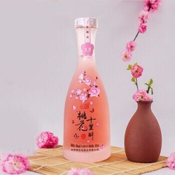 红动 果酒 桃花十里醉 网红低度女生甜酒澳迪尼微醺桃花酿375ml *9件