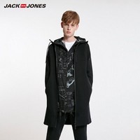 JackJones 杰克琼斯 219133521 男士连帽中长款外套