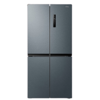 Midea 美的 465L十字对开双开四门家用一级变频风冷无霜官方智能家电冰箱
