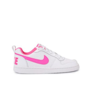 NIKE 耐克 BOROUGH LOW 女童运动板鞋 845104 白/爆炸粉 35.5