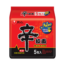 NONGSHIM 农心 石锅牛肉面五连包方便面 120g*5包泡面方便面拉面