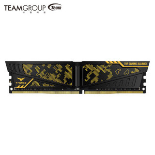Team 十铨 DDR4 2666 8GB 台式机内存条 迷彩马甲