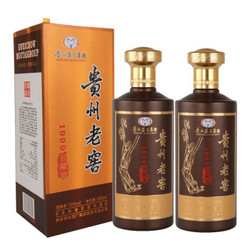 贵州茅台集团 贵州老窖 1999窖藏酒 53度柔和酱香型白酒 500mL 2瓶装