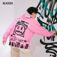 BEASTER B041091332 小鬼联名 男女款连帽印花卫衣