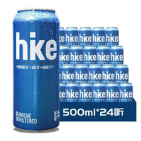 京东PLUS会员：Hike啤酒  整箱纯麦精酿 500ml*24听罐装