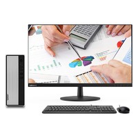 Lenovo 联想 天逸 510s 27英寸 商用台式机 银灰色 (酷睿i5-10400、核芯显卡、16GB、256GB SSD+1TB HDD、风冷)