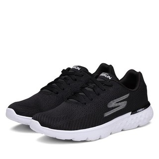 SKECHERS 斯凯奇 Go Run 400 女士休闲运动鞋 14804/BKW 黑色/白色 35