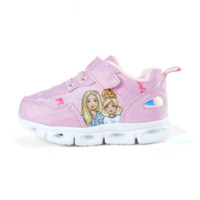 Barbie 芭比 女童软底加绒学步鞋 A35012 粉色 140