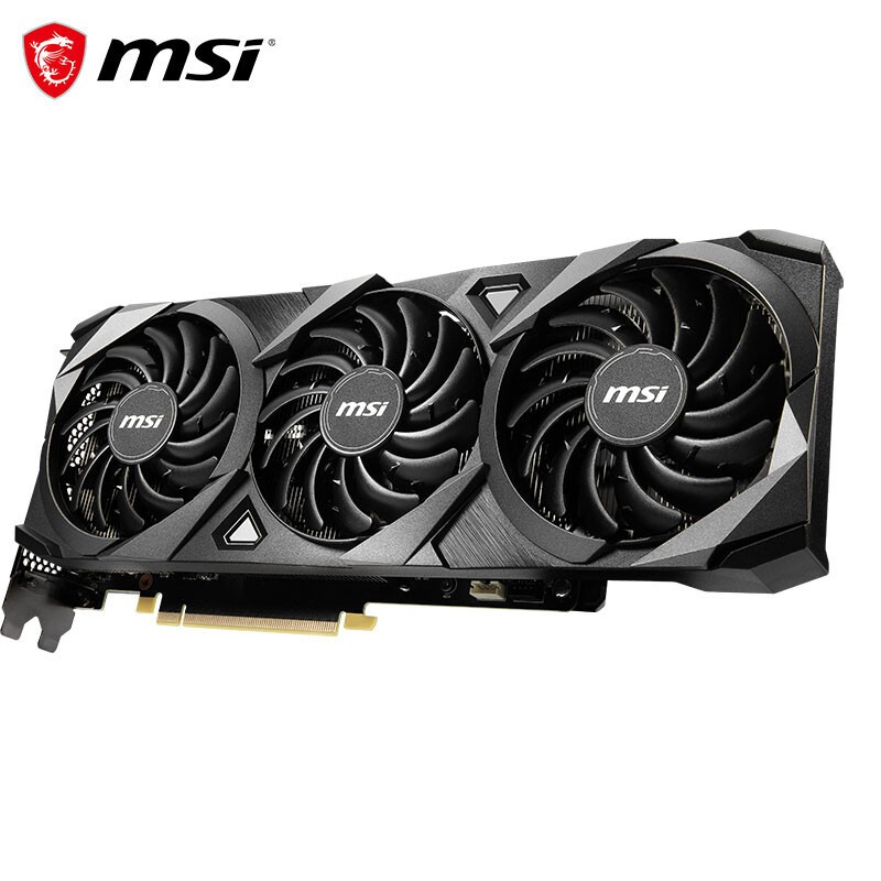 msi微星万图师geforcertx3070ventus3x8goc超频版三风扇电脑显卡