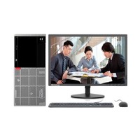 Lenovo 联想 ThinkCentre E96 21.5英寸 商用台式机 黑色 (奔腾G5400、核芯显卡、4GB、1TB HDD、风冷)