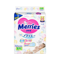  Merries 妙而舒 通用纸尿裤 S82片 *4件