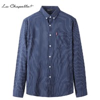 La Chapelle 拉夏贝尔 男士修身百搭条纹衬衫