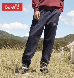 商品baleno 班尼路 88041043 男士束脚牛仔裤