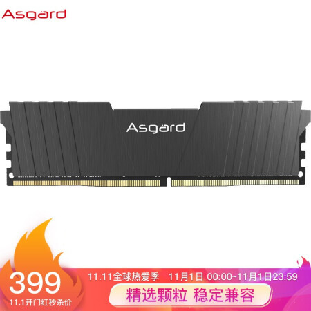 Asgard 阿斯加特 洛极T2  DDR4  2666MHz 台式机内存条 32GB