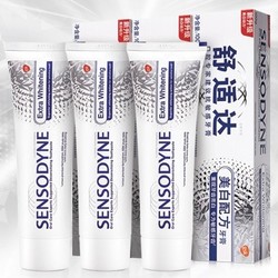 SENSODYNE 舒适达 安心美白 抗敏感牙膏 100g*3