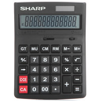 SHARP 夏普 CH-D12 商务计算器 黑色 *5件