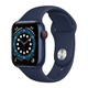 Apple/苹果 Apple Watch Series 6；蓝色铝金属表壳；深海军蓝色运动型表带