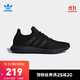 阿迪达斯官网adidas 三叶草Swift Run男女经典运动鞋AQ0863 B37725 一号黑/一号黑/白色 43(265mm)