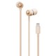  Beats urBeats3 入耳式耳机有线耳机 Lightning接口 苹果手机接口 三键线控 带麦- 丝缎金　