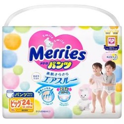 Merries 妙而舒 婴儿拉拉裤 XL24 *4件