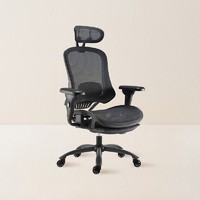 考拉海购黑卡会员：YANXUAN 网易严选 多功能人体工学电脑椅 升级款 黑色