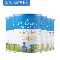 88VIP：BELLAMY'S 贝拉米 有机儿童配方 4段 900g*6罐