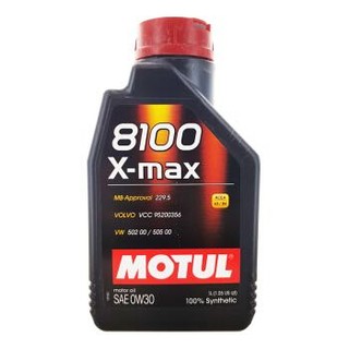 摩特(Motul) 全合成机油 8100 X-MAX系列 0W-30 1L *5件