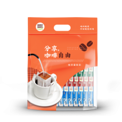 GEOGEOCAFÉ 吉意欧 滤泡式挂耳咖啡粉 8g*50袋 *2件 +凑单品