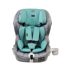 Welldon惠尔顿儿童安全座椅汽车9个月-12岁isofix婴儿宝宝酷睿宝抹茶绿
