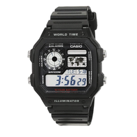 CASIO 卡西欧 42.1mm树脂石英腕表 AE-1200WH-1AVEF