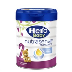 Hero Baby 白金版 婴幼儿配方牛奶粉 2段 800g *4件