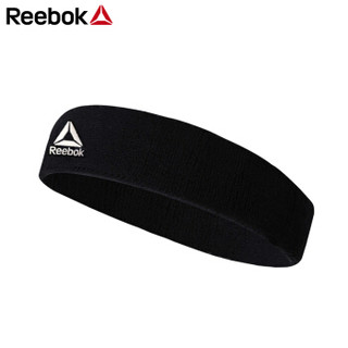 锐步(Reebok) 头带护腕头巾跑步篮球男女通用发带运动护具RASB-11030BK 黑色 *8件
