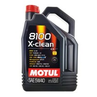 MOTUL 摩特 5W-40 8100 X-CLEAN 全合成机油 5L