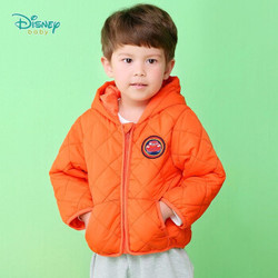 迪士尼(Disney)童装 男童菱格连帽棉服 *4件