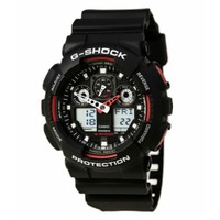 银联返现购： CASIO 卡西欧 G-Shock GA100-1A4 男士运动腕表