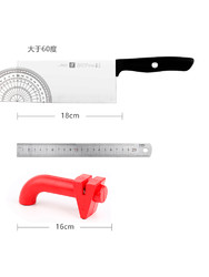双立人德国制造家用不锈钢切菜刀银点切片刀具套装厨房中式菜刀具