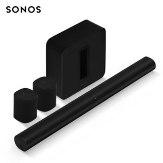 SONOS Arc+SUB+One×2 家庭影院 环绕音箱5.1声道 电视音箱套装