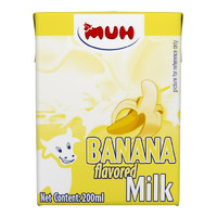 MUH 香蕉味牛奶 200ML*12盒  *4件