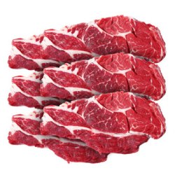 草原福美内蒙古草饲西门塔尔牛原切牛排系列西餐烧烤食材原切上脑牛排