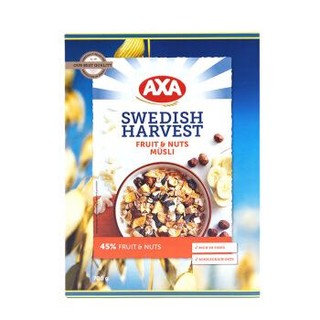 AXA 瑞典AXA45%水果坚果即食谷物 700g  *4件