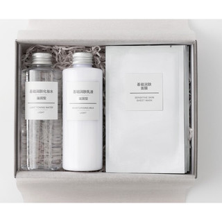  MUJI 无印良品 舒柔敏感肌 滋润型水乳套装（400ml+400ml） *4件