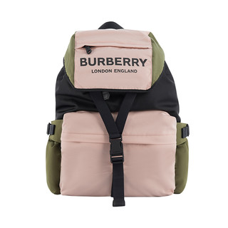 BURBERRY 博柏利 8010502 女士Logo印花三色尼龙背包