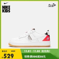 Nike耐克官方AIR FORCE 1 LV8 1 HO20 GS大童运动童鞋板鞋CT3842