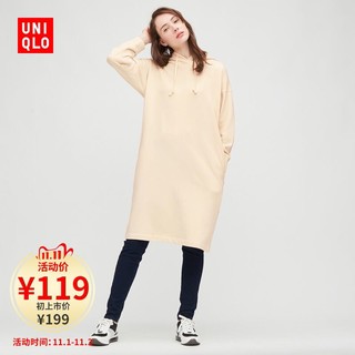 优衣库 女装 运动连帽连衣裙(长袖 卫衣) 432248 UNIQLO