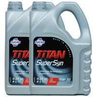 Fuchs 福斯 TITAN SUPERSYN 泰坦超级全合成 5W-30 SL级 4L 2瓶装